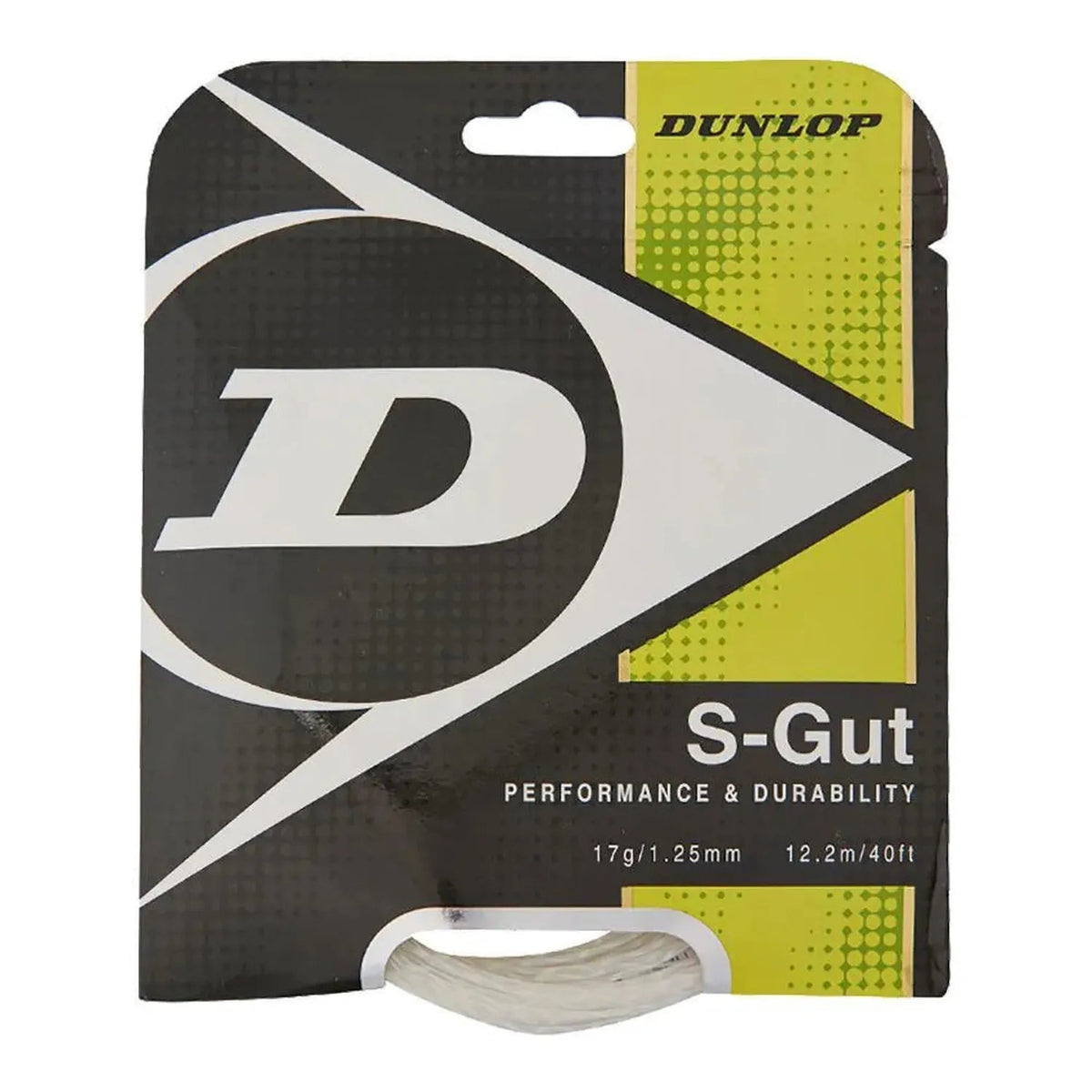 S-Gut 17G White Tennis String - Kings Dr