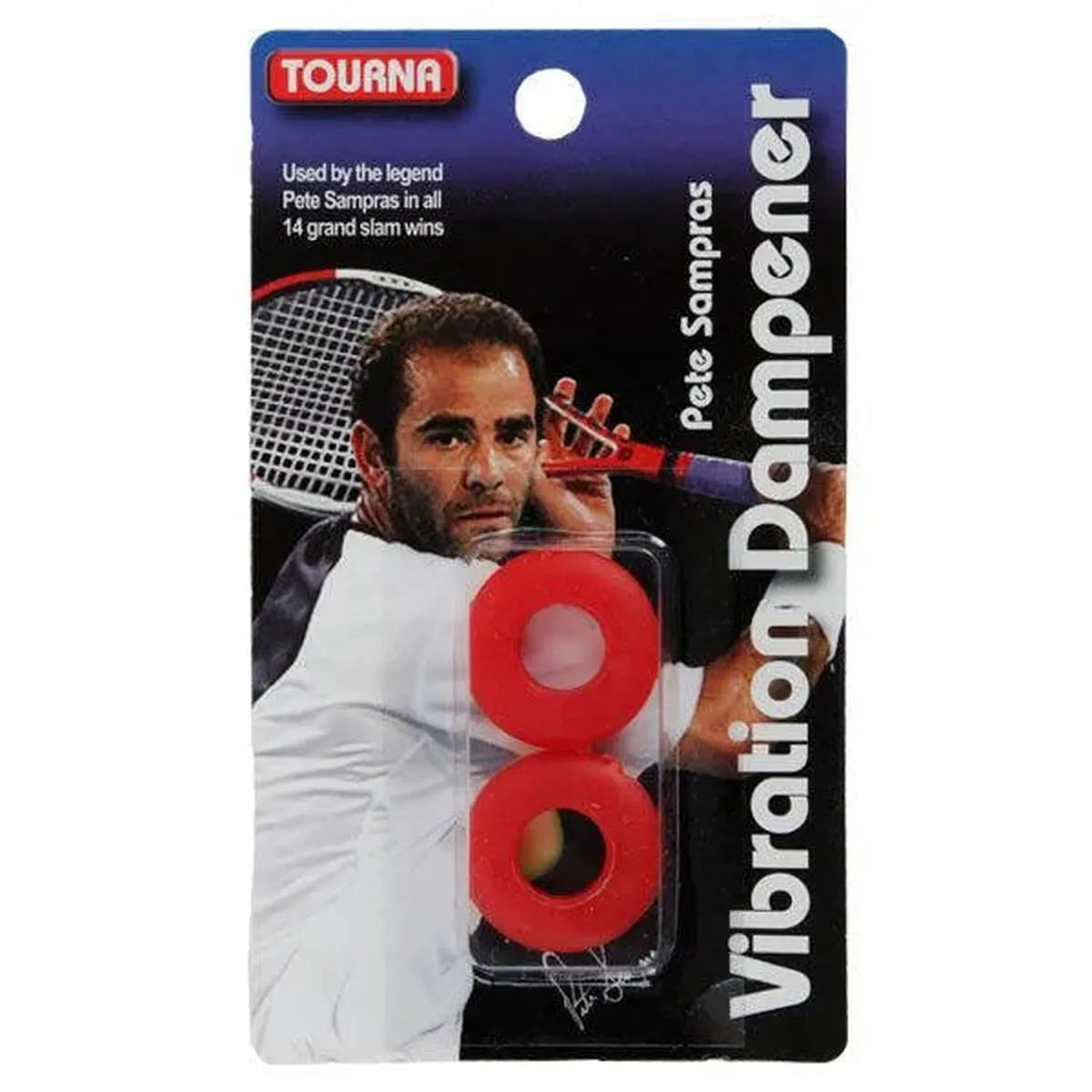 Sampras Red Vibration Tennis Dampener - Kings Dr