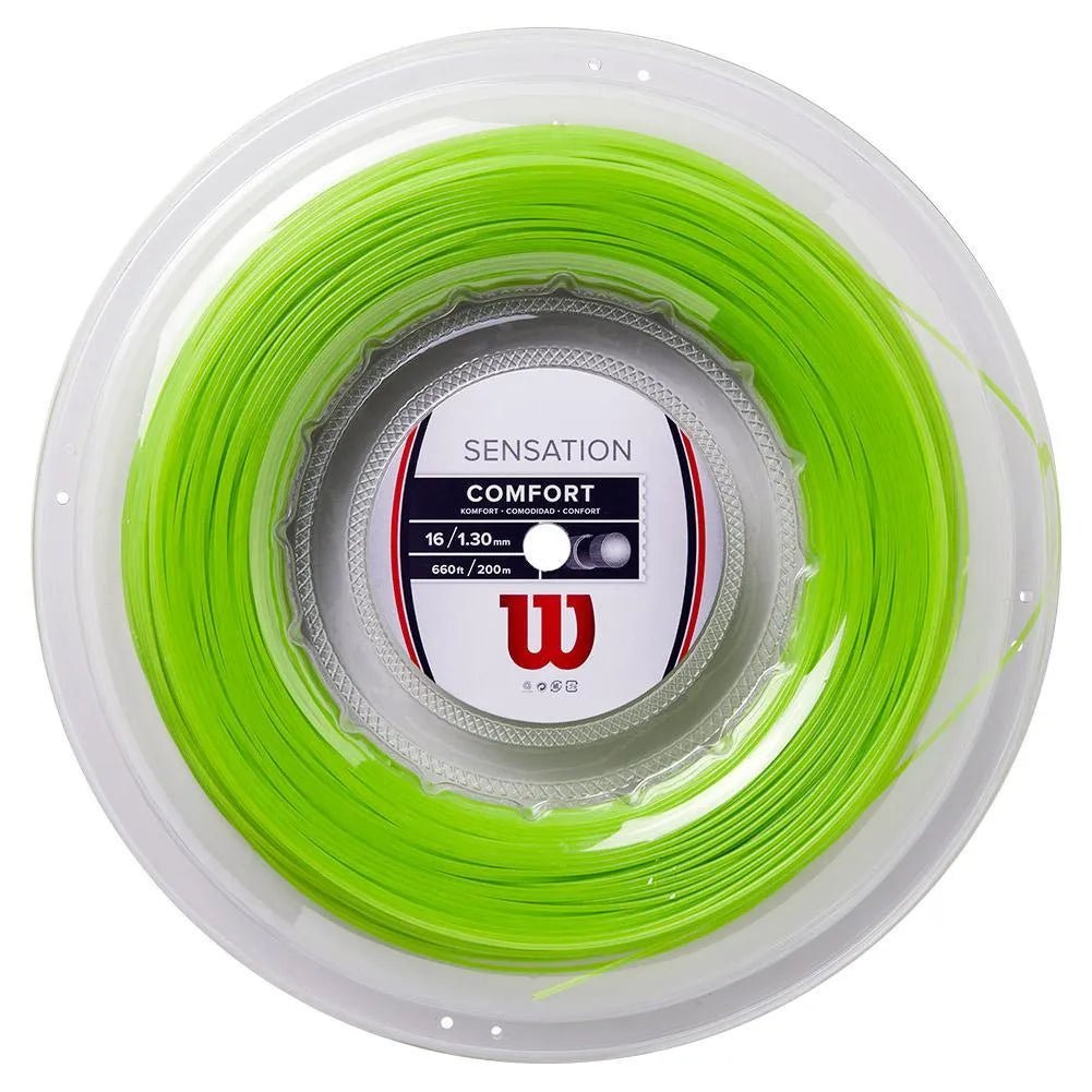 Sensation 16g Neon Green Tennis String Reel - Kings Dr