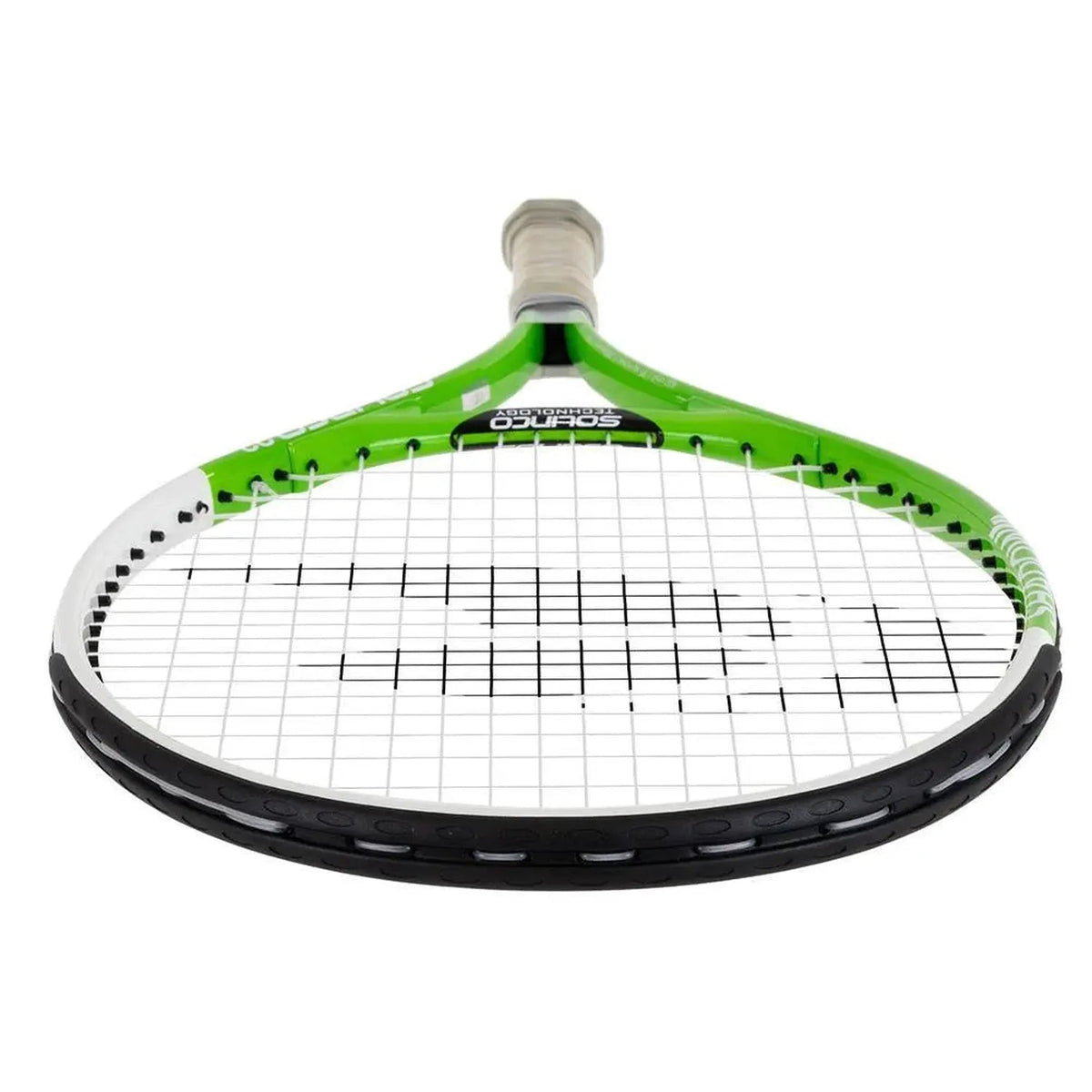 SHADOW 23 Inch Aluminum Junior Racquet White and Green - Kings Dr