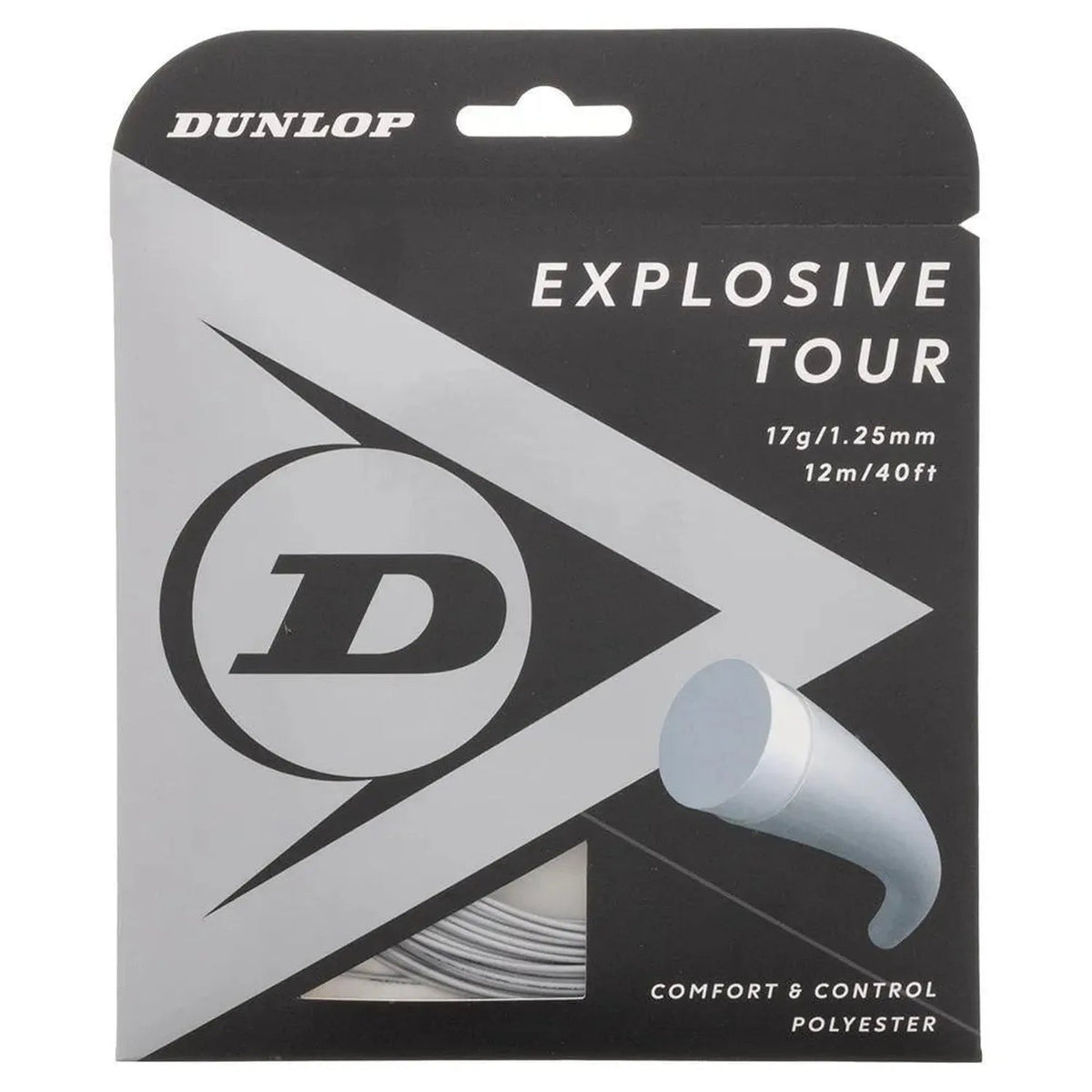 Silver - Explosive Tour Silver 17G Tennis String - Kings Dr