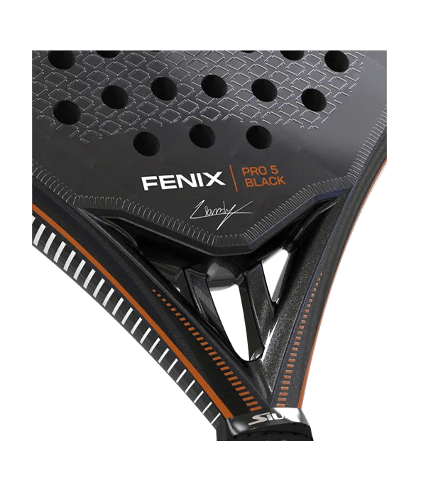 Siux Fenix Pro 5 Black 2025 Leo Augsburger Padel Racket - Kings Dr