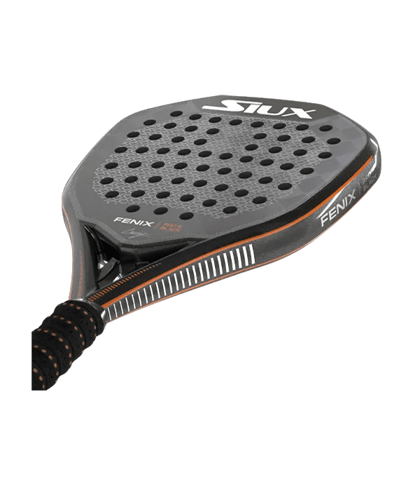 Siux Fenix Pro 5 Black 2025 Leo Augsburger Padel Racket - Kings Dr