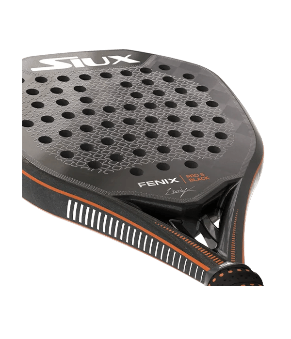 Siux Fenix Pro 5 Black 2025 Leo Augsburger Padel Racket - Kings Dr