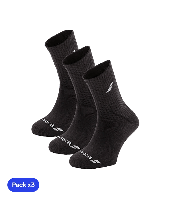 Socks Babolat Negro (Pack x3) - Kings Dr