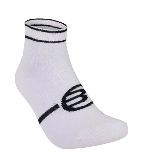 Socks Bullpadel BP2402 Mujer Blanco/Negro/Morado 2025 (Pack x3) - Kings Dr