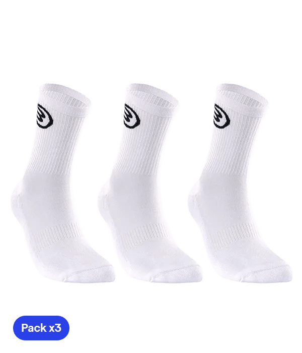 Socks Bullpadel BP252 Blancos 2025 - Kings Dr
