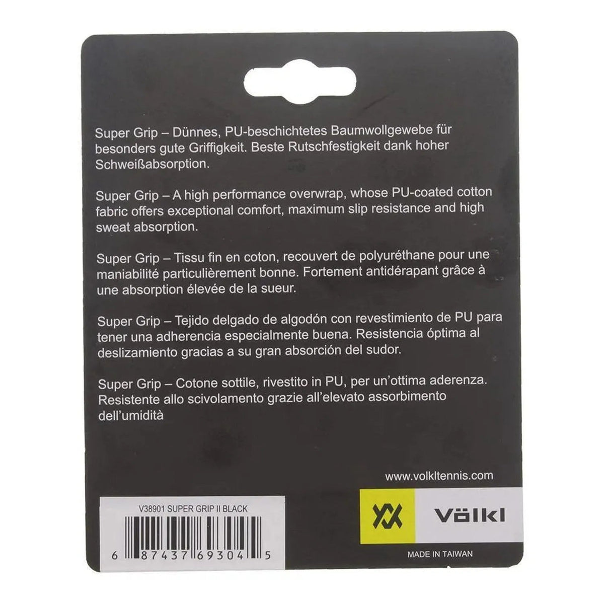 Super Grip II 3 Pack Tennis Overgrip Black - Kings Dr