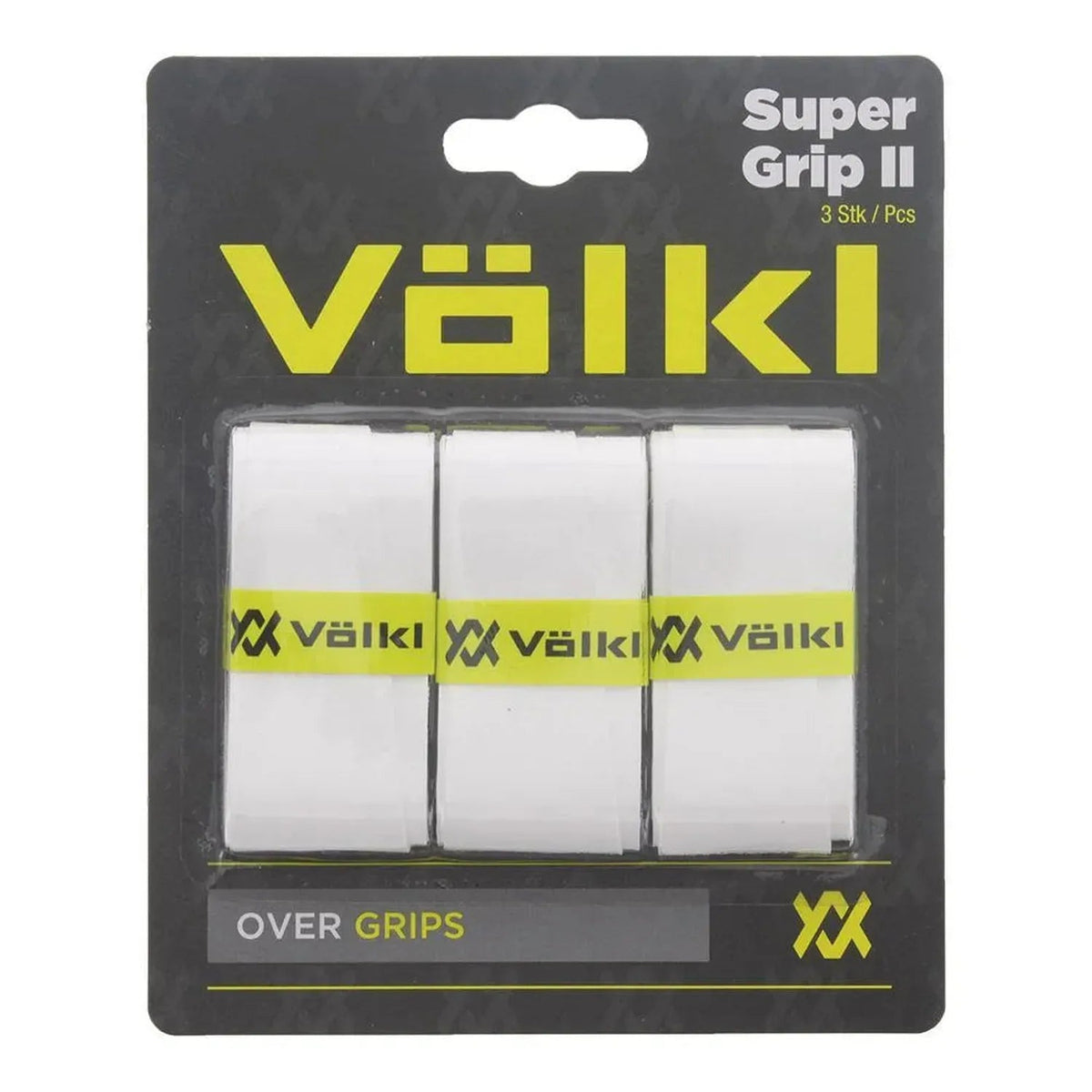 Super Grip II 3 Pack Tennis Overgrip White - Kings Dr
