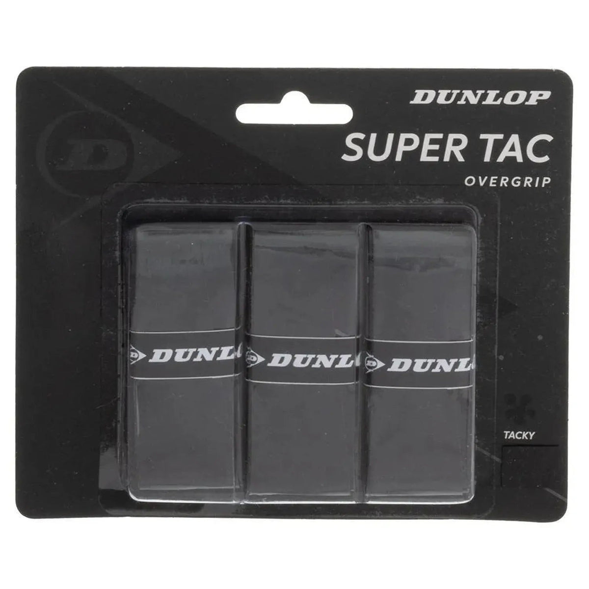 Super Tac Tennis Overgrip 3 Pack Black - Kings Dr