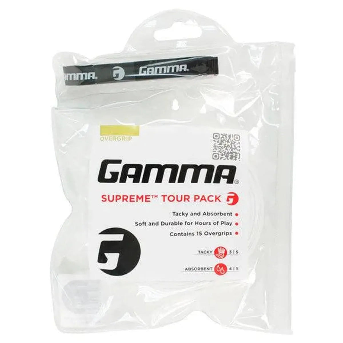 Supreme Tour Pack Overgrips 15 Pack White - Kings Dr