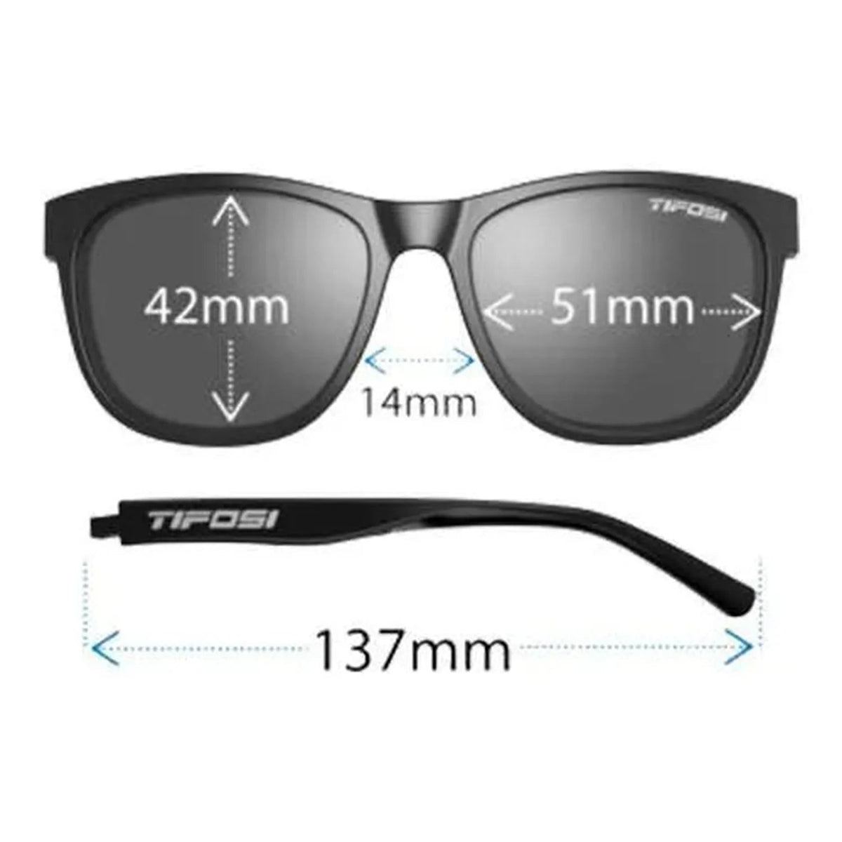 Swank Sunglasses Crystal Sky with Smoke Bright Blue Lenses - Kings Dr