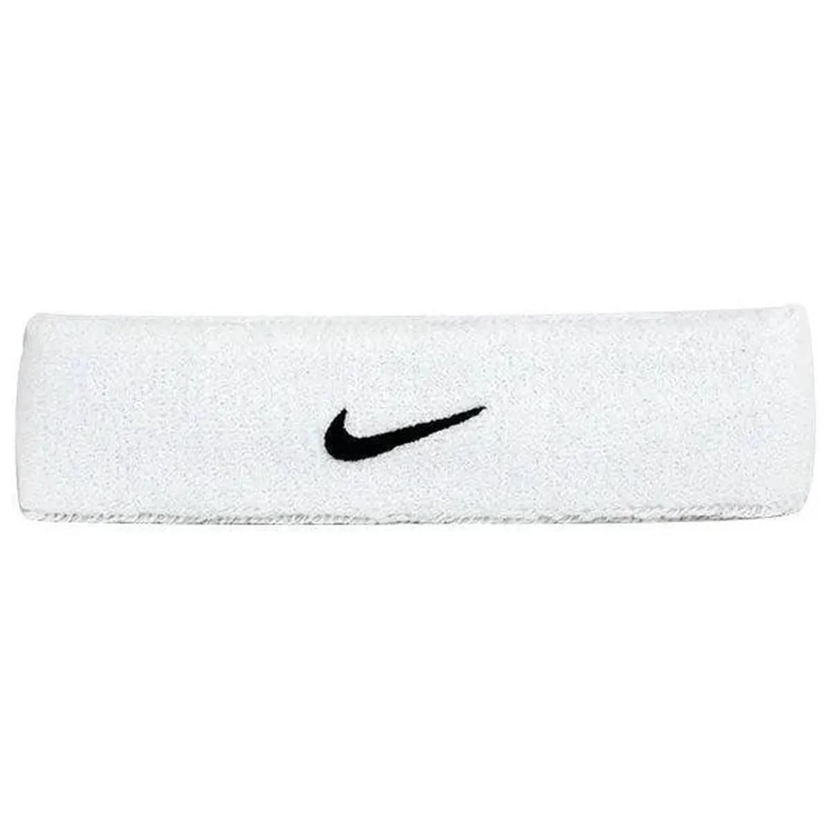 Swoosh Tennis Headband White/Black - Kings Dr