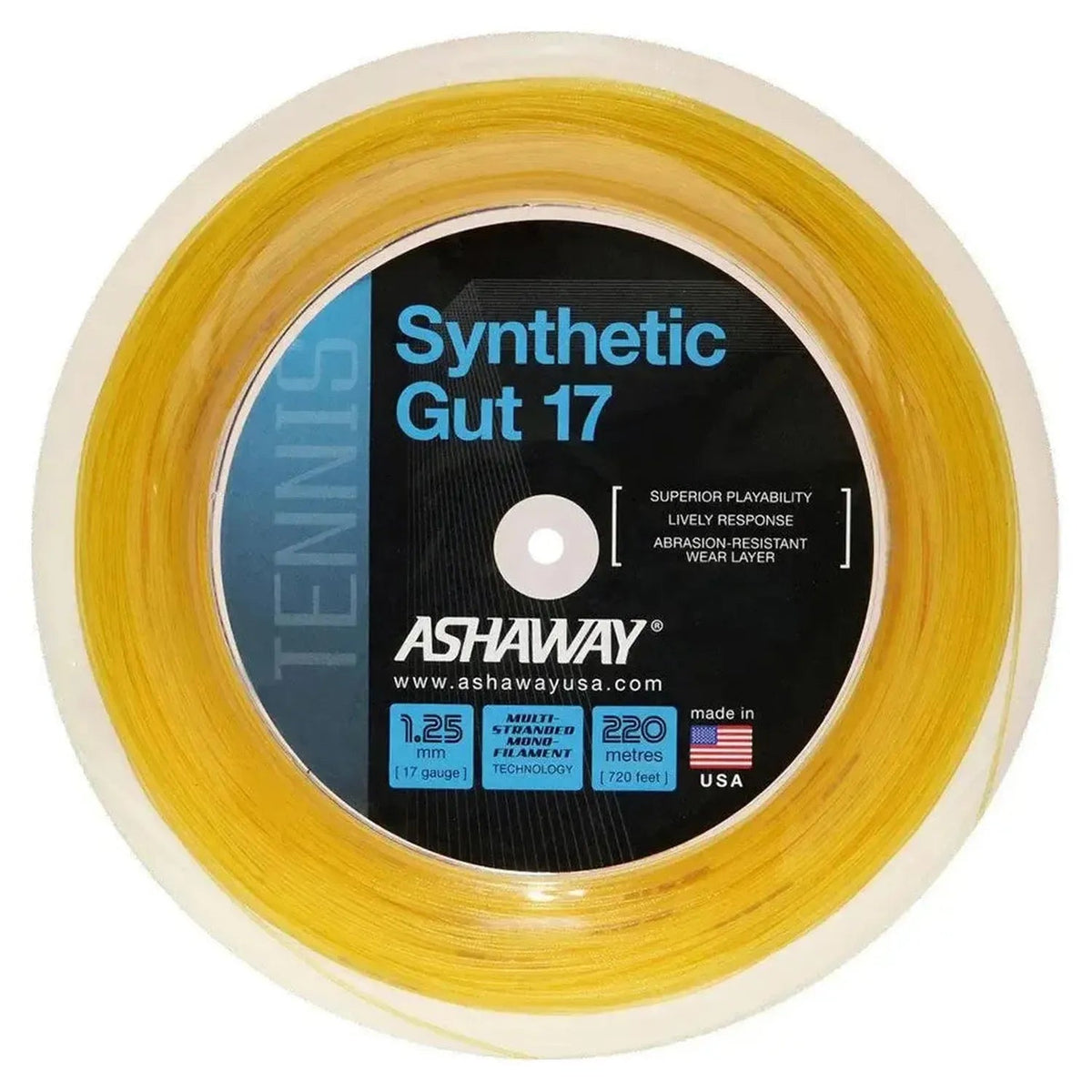 Synthetic Gut 17G 720 Foot Tennis String Reel - Kings Dr