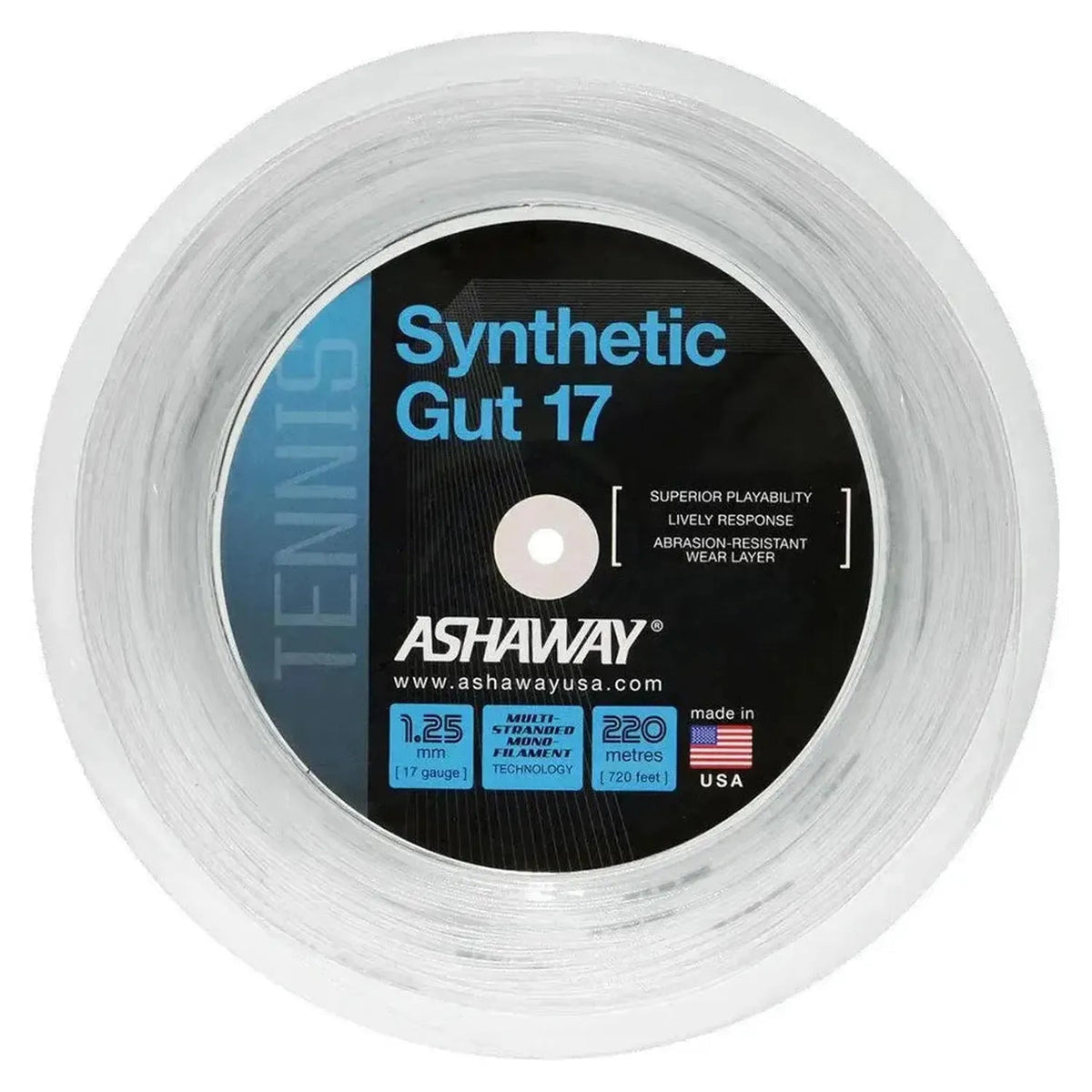 Synthetic Gut 17G 720 Foot Tennis String Reel - Kings Dr