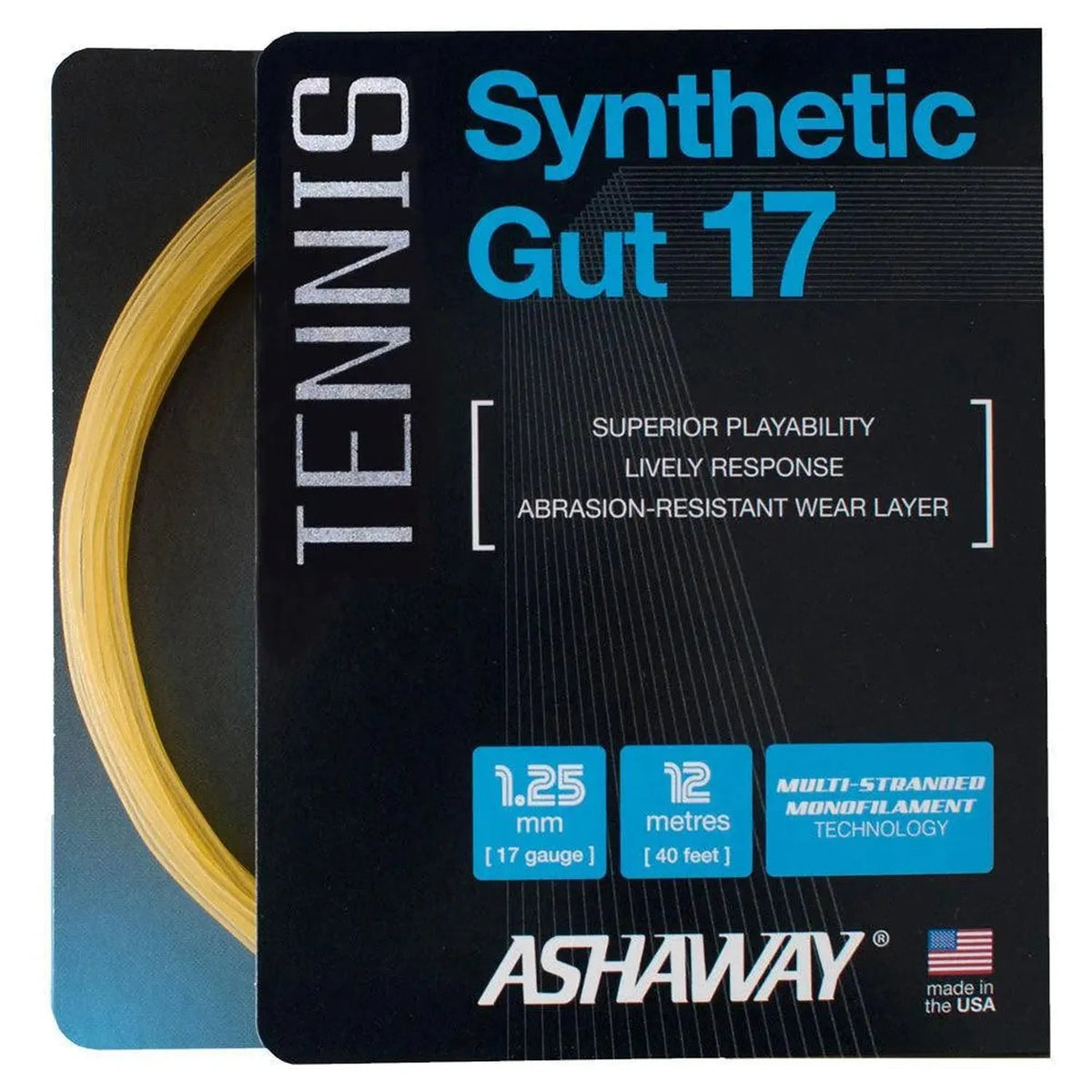 Synthetic Gut 17G Tennis String Gold - Kings Dr