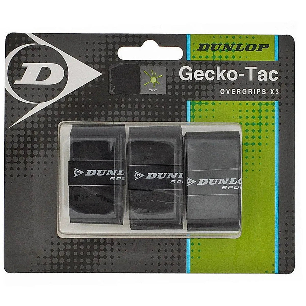 Tac 3 Pack Black Tacky Tennis Overgrip - Kings Dr