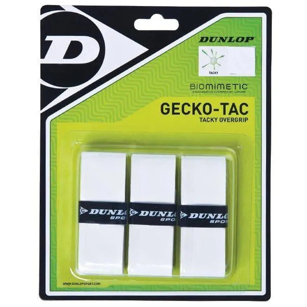 Tac 3 Pack White Tacky Tennis Overgrip - Kings Dr