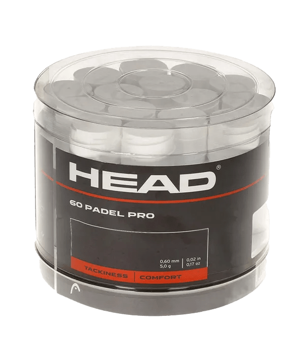 Tambor Overgrips HEAD Padel Pro Gris (x60) - Kings Dr
