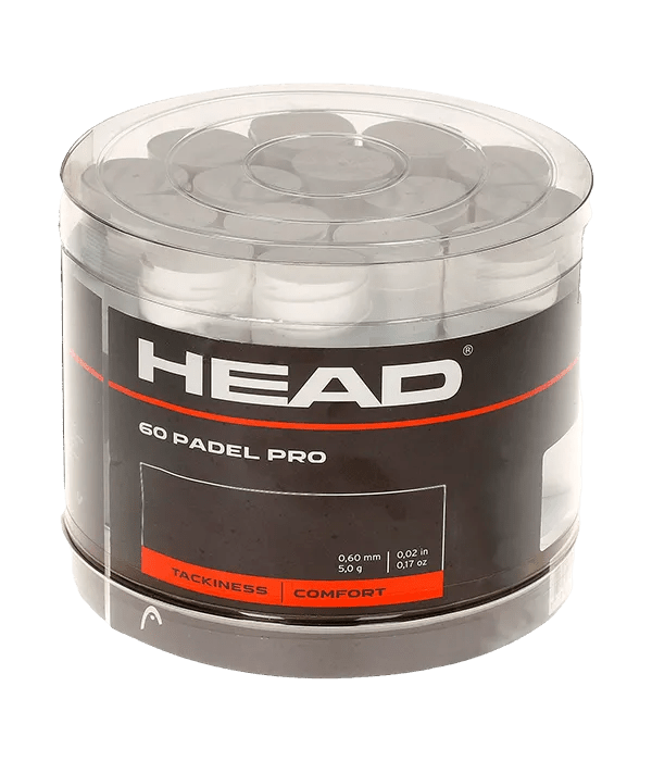 Tambor Overgrips HEAD Padel Pro White (x60) - Kings Dr