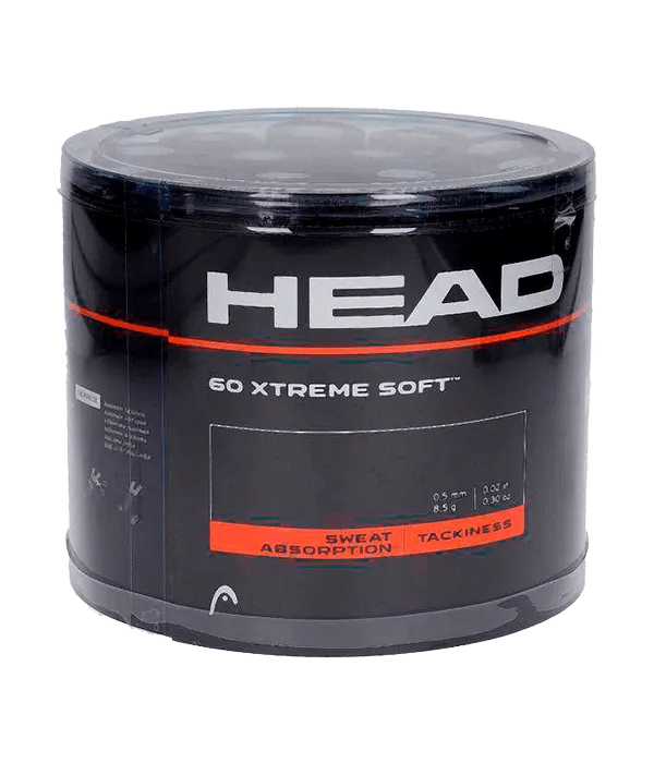 Tambor Overgrips HEAD XtremeSoft Negro (x60) - Kings Dr