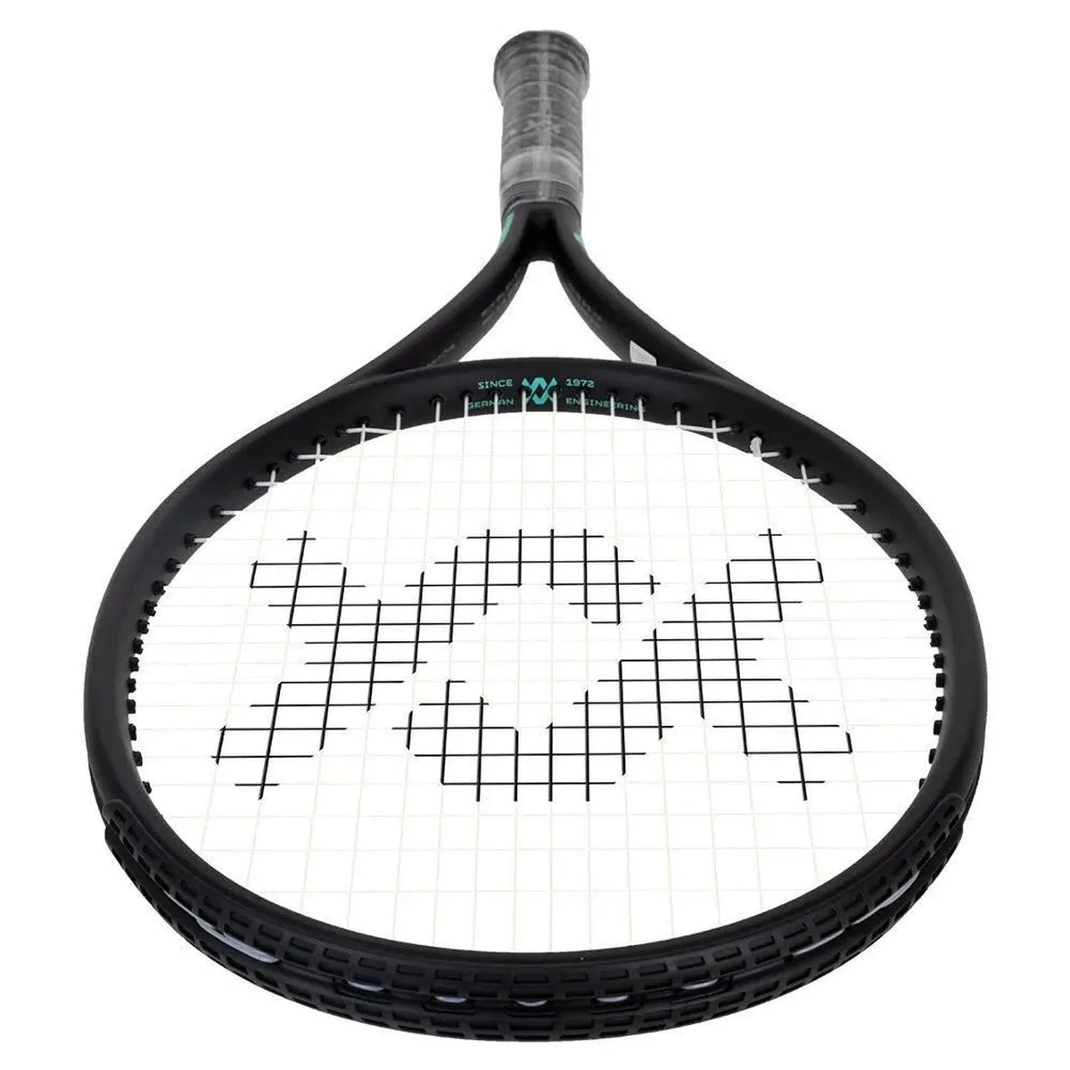 Team Speed Prestrung Tennis Racquet Black and Turquoise - Kings Dr