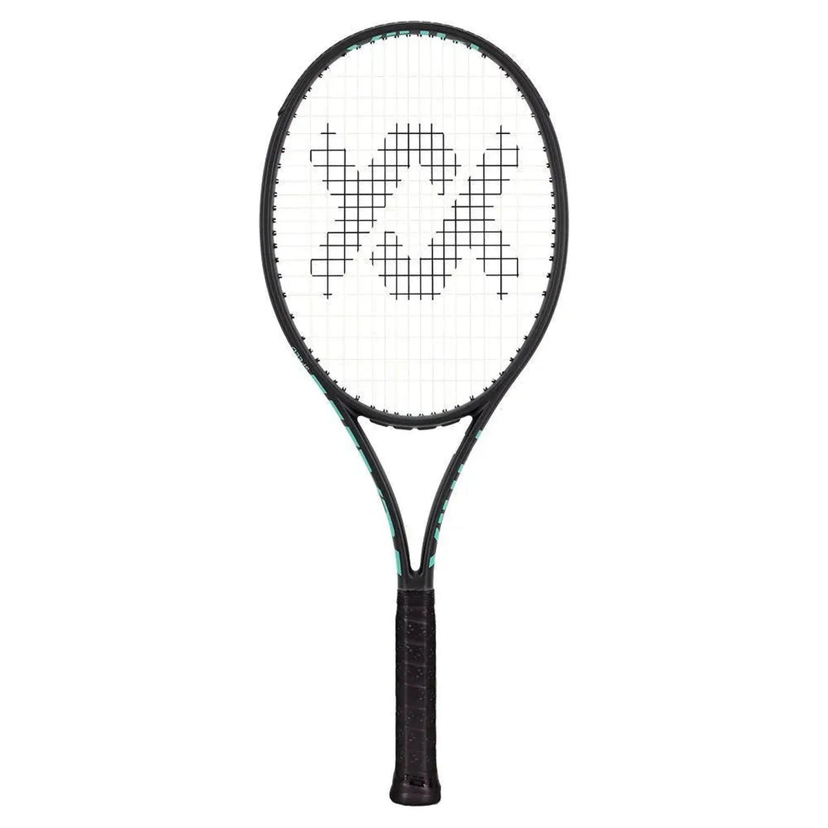 Team Speed Prestrung Tennis Racquet Black and Turquoise - Kings Dr