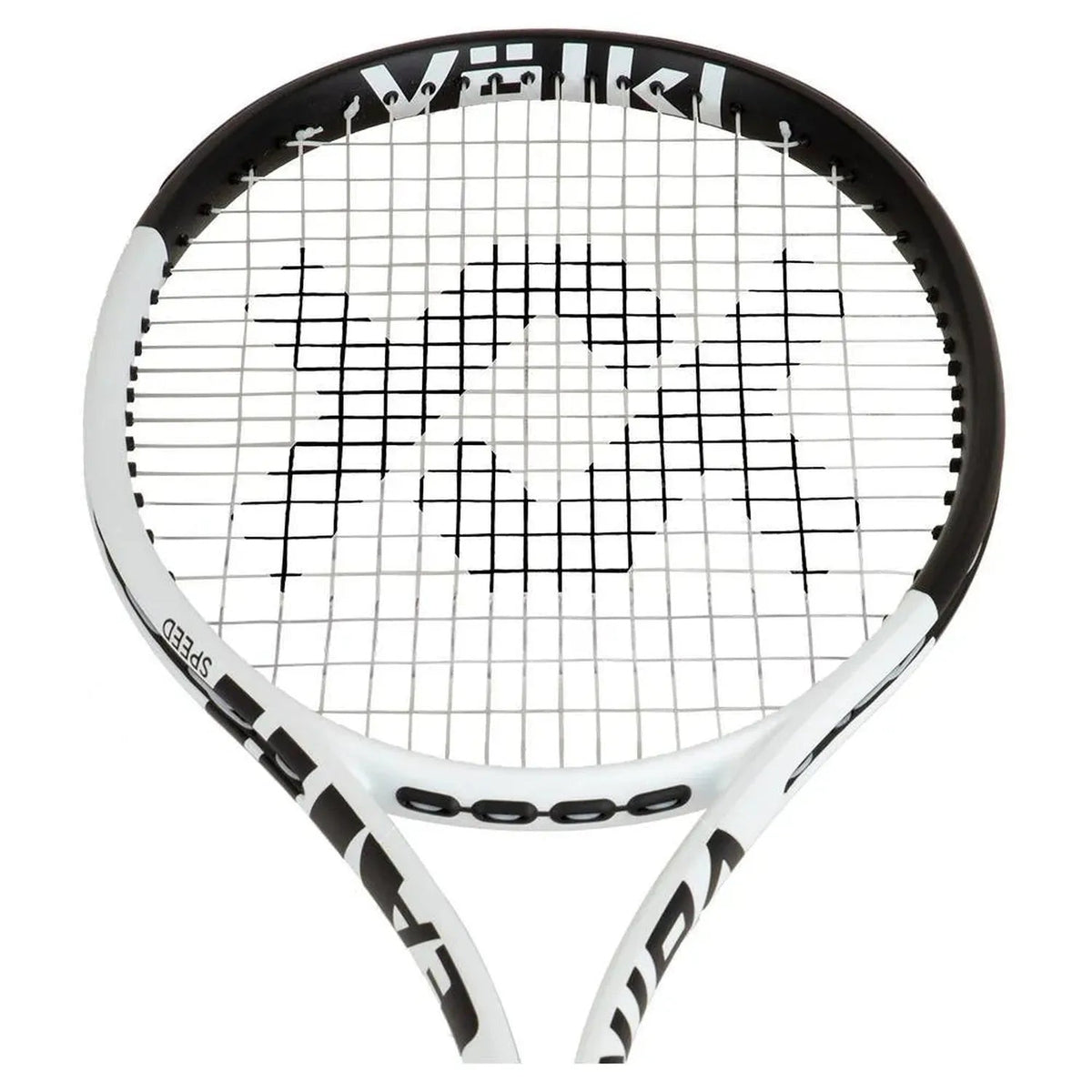 Team Speed Prestrung White and Black Tennis Racquet - Kings Dr