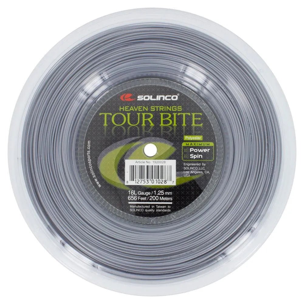 Tour Bite 16L Reel Tennis String Silver - Kings Dr