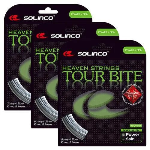 Tour Bite Diamond Rough Tennis String Silver - Kings Dr