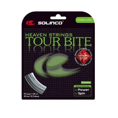 Tour Bite Diamond Rough Tennis String Silver - Kings Dr