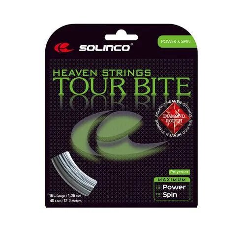 Tour Bite Diamond Rough Tennis String Silver - Kings Dr