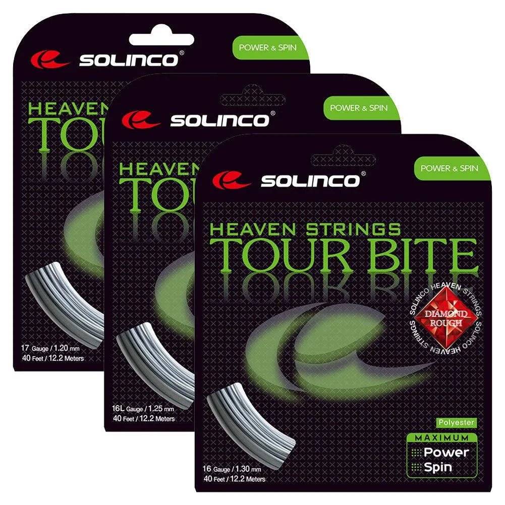 Tour Bite Diamond Rough Tennis String Silver - Kings Dr