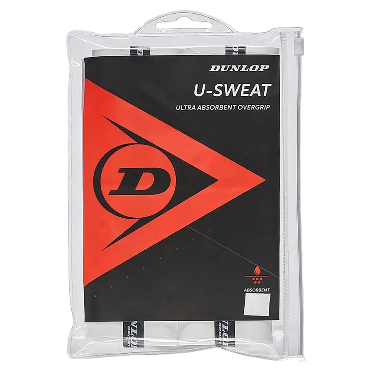 U Sweat 12 Pack Tennis Overgrip White - Kings Dr