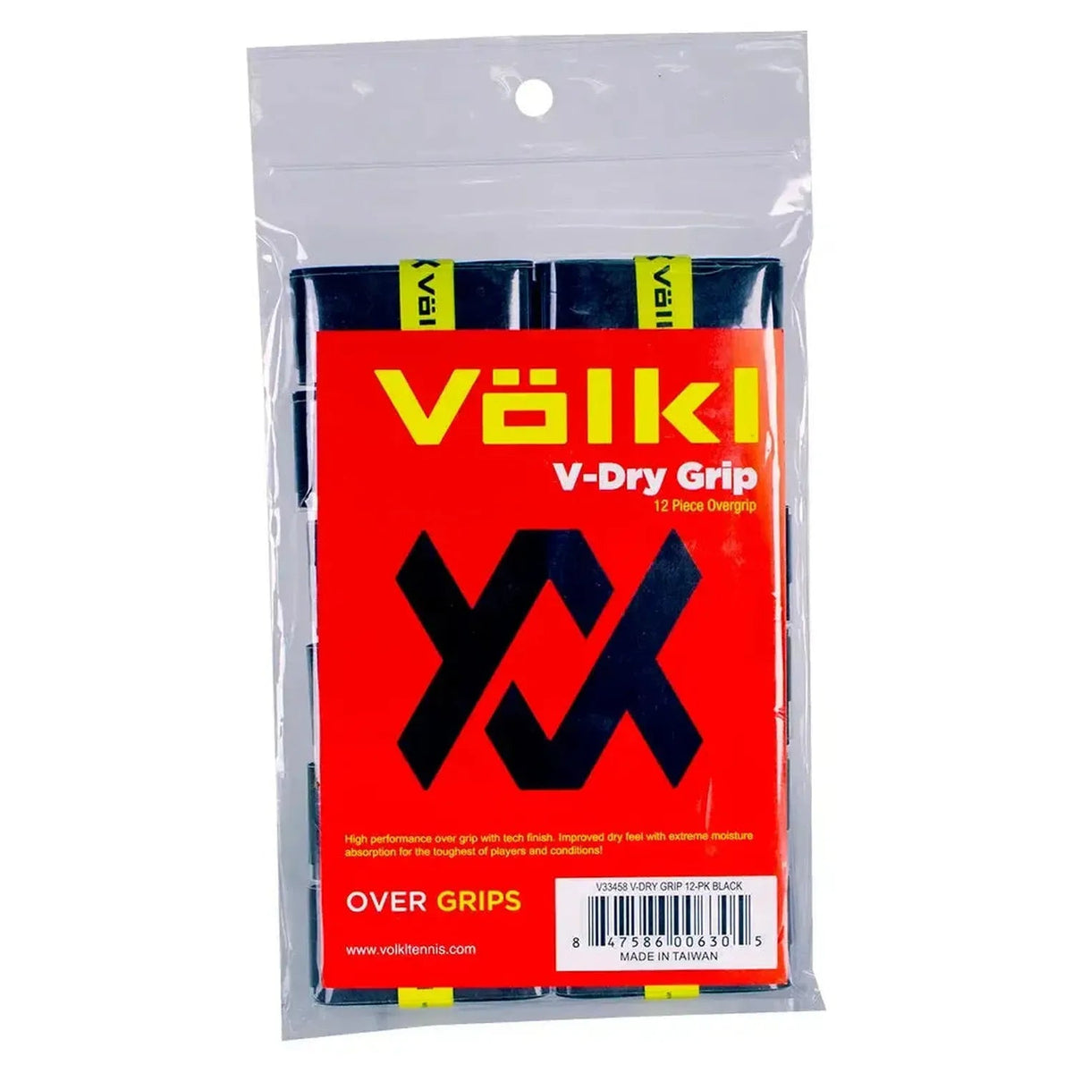 V-Dry Tennis Overgrip 12 Pack - Kings Dr