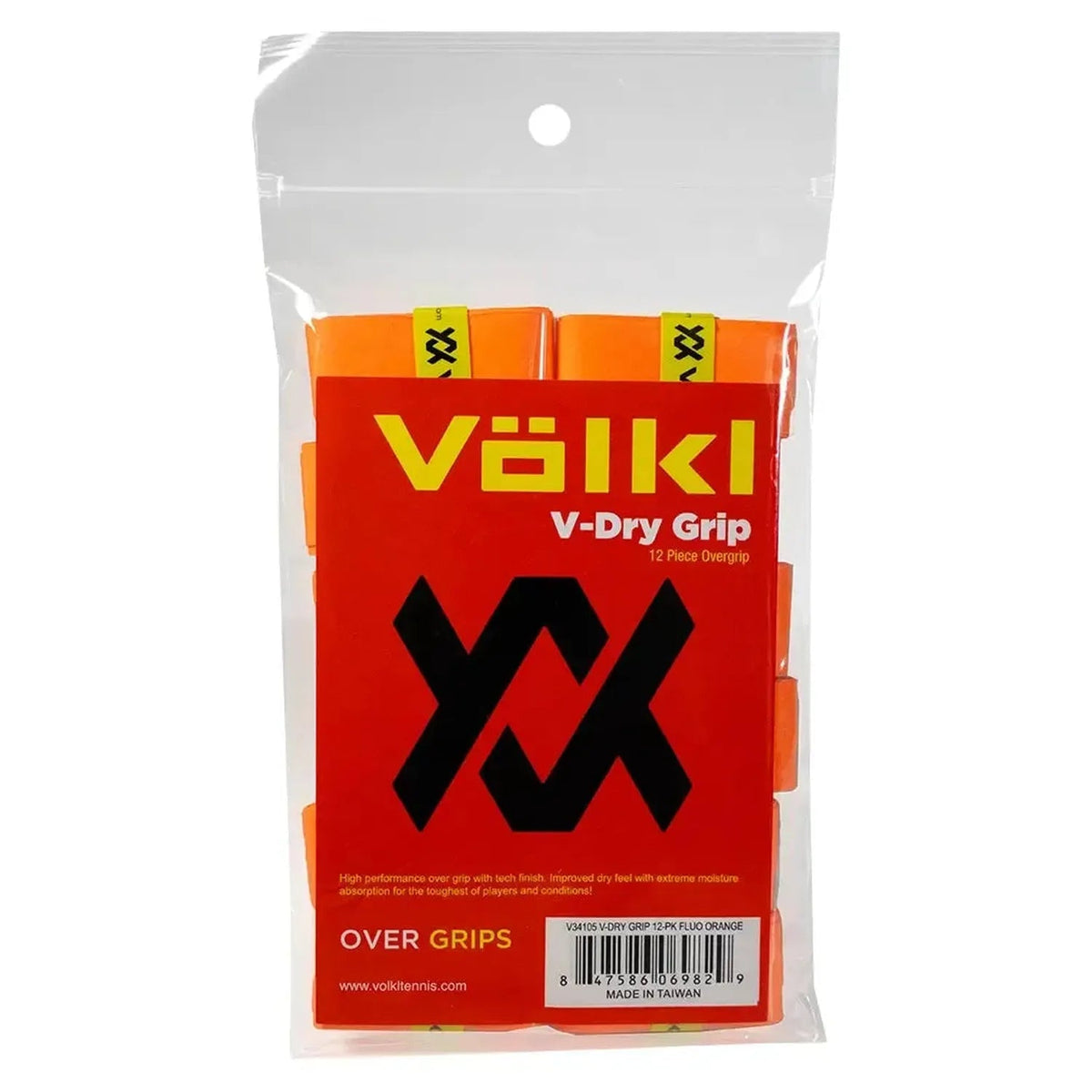 V-Dry Tennis Overgrip 12 Pack - Kings Dr