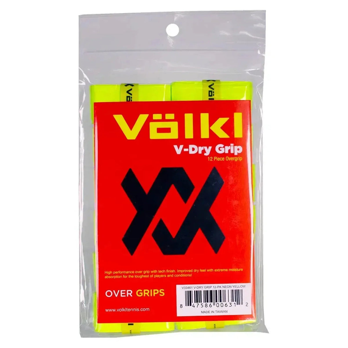 V-Dry Tennis Overgrip 12 Pack - Kings Dr