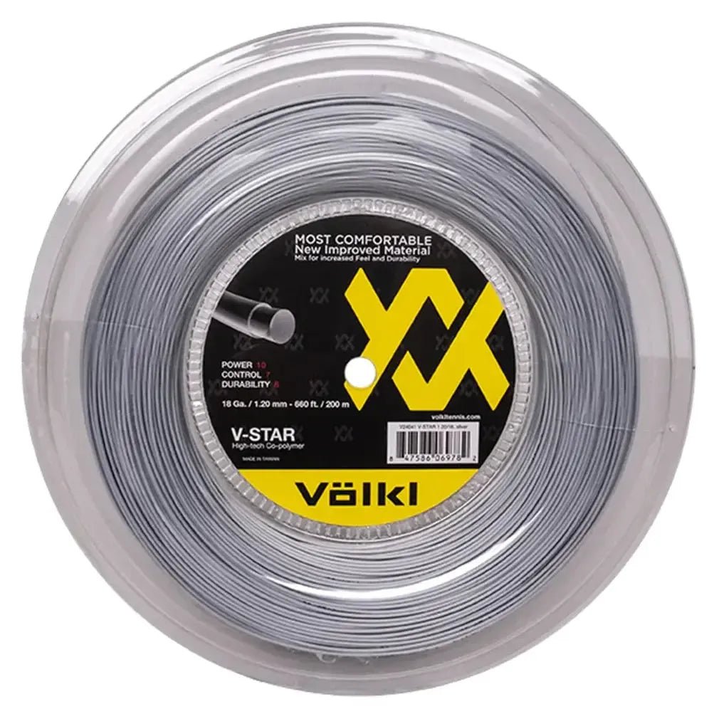 V-Star Tennis String Reel Silver - Kings Dr