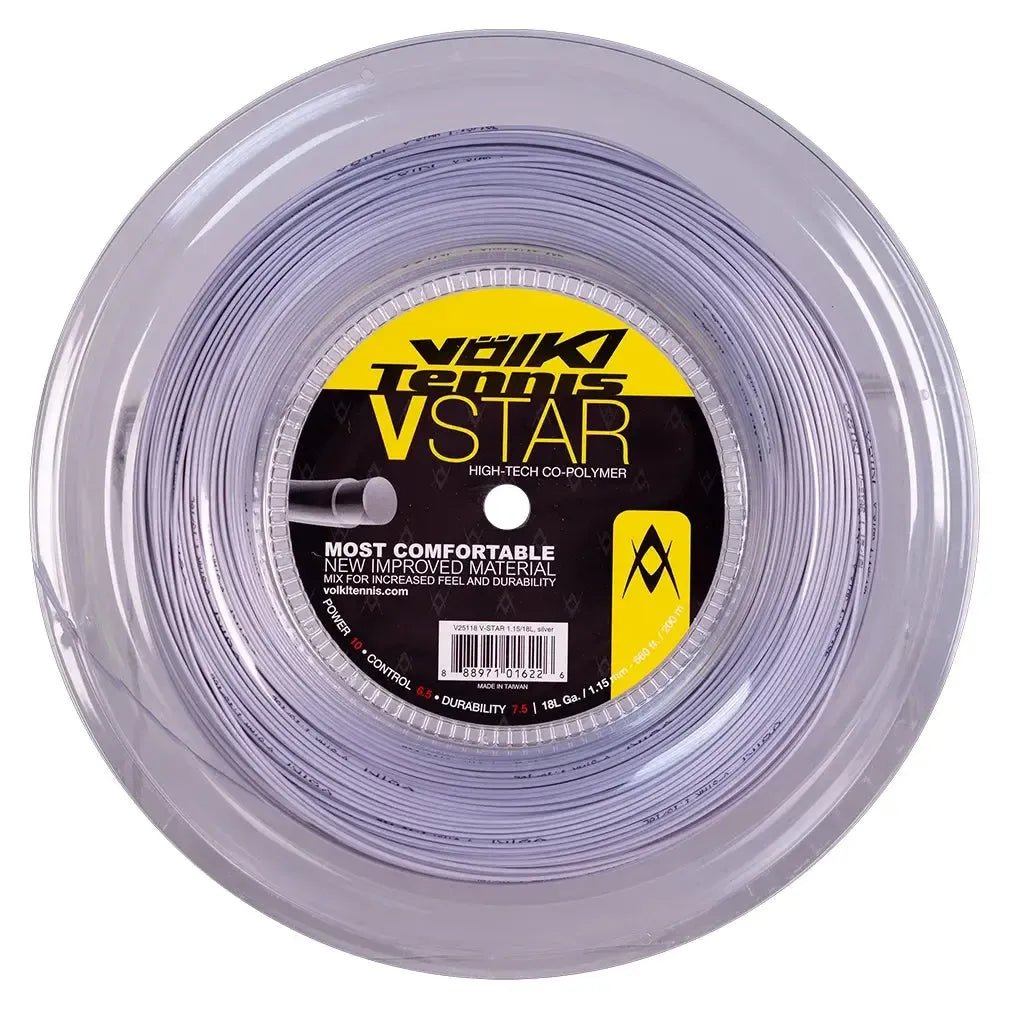 V-Star Tennis String Reel Silver - Kings Dr