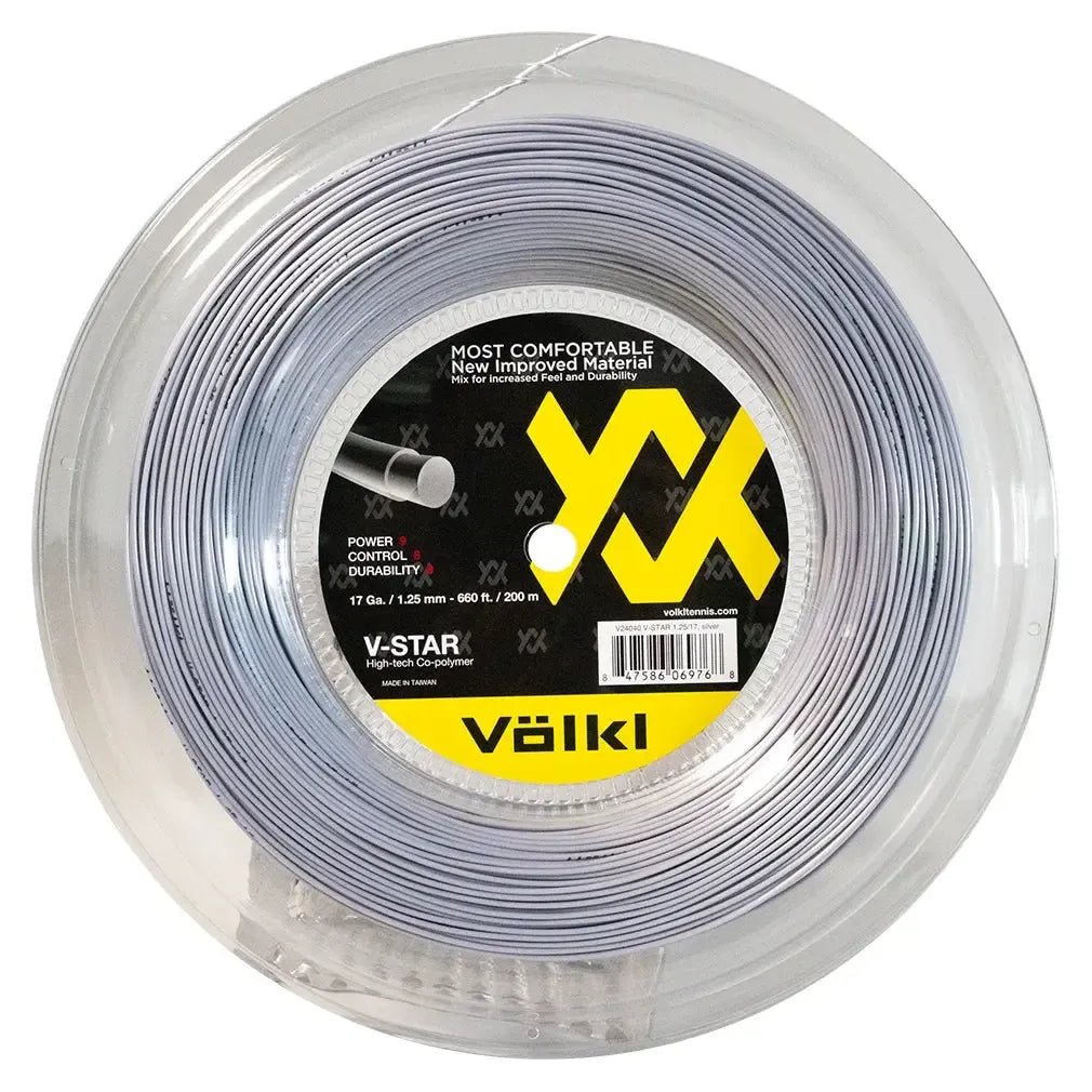 V-Star Tennis String Reel Silver - Kings Dr
