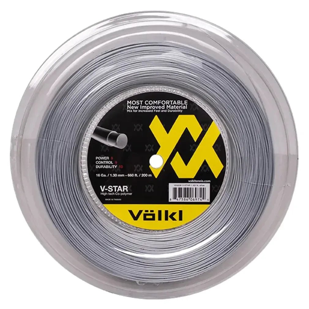 V-Star Tennis String Reel Silver - Kings Dr
