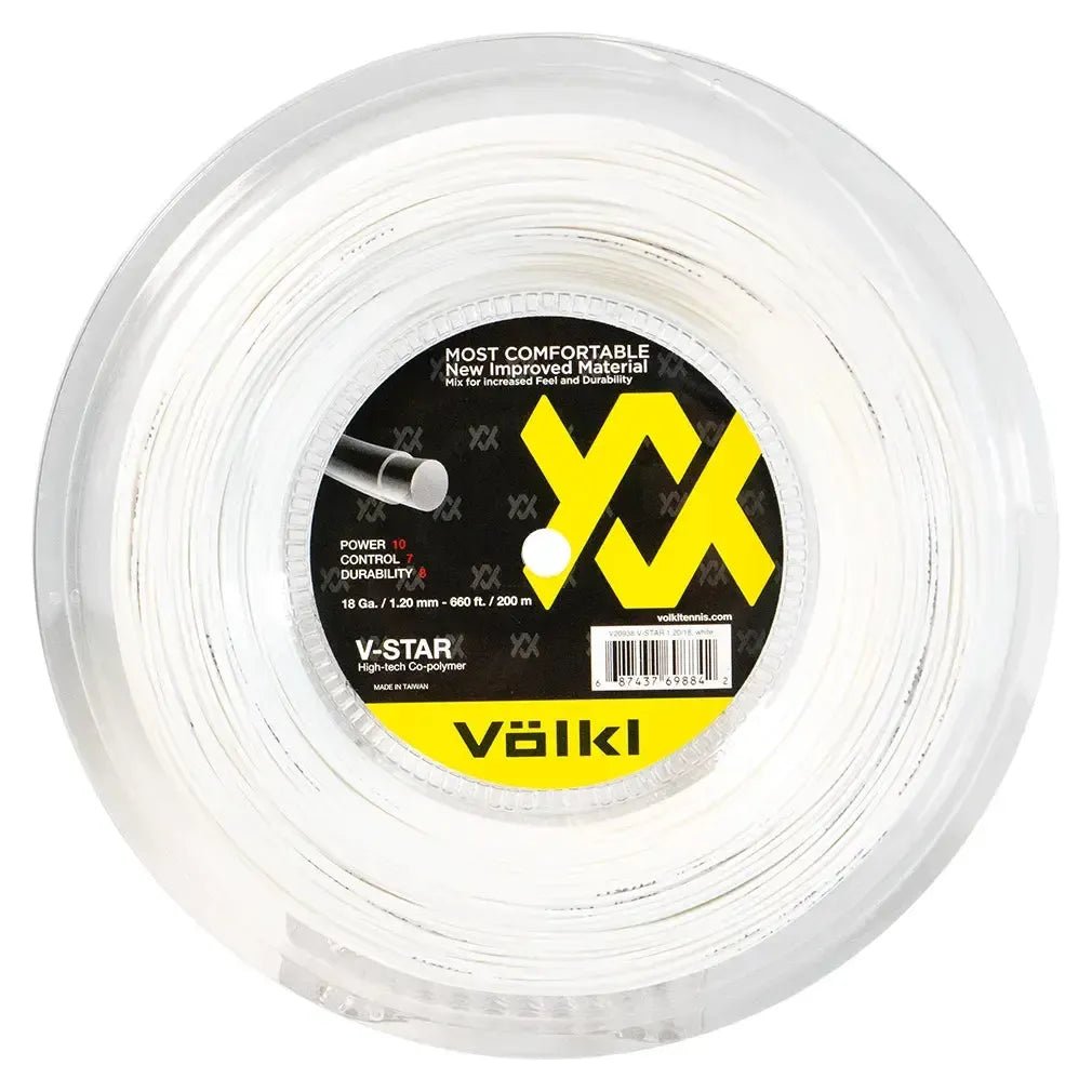 V-Star Tennis String Reel White - Kings Dr