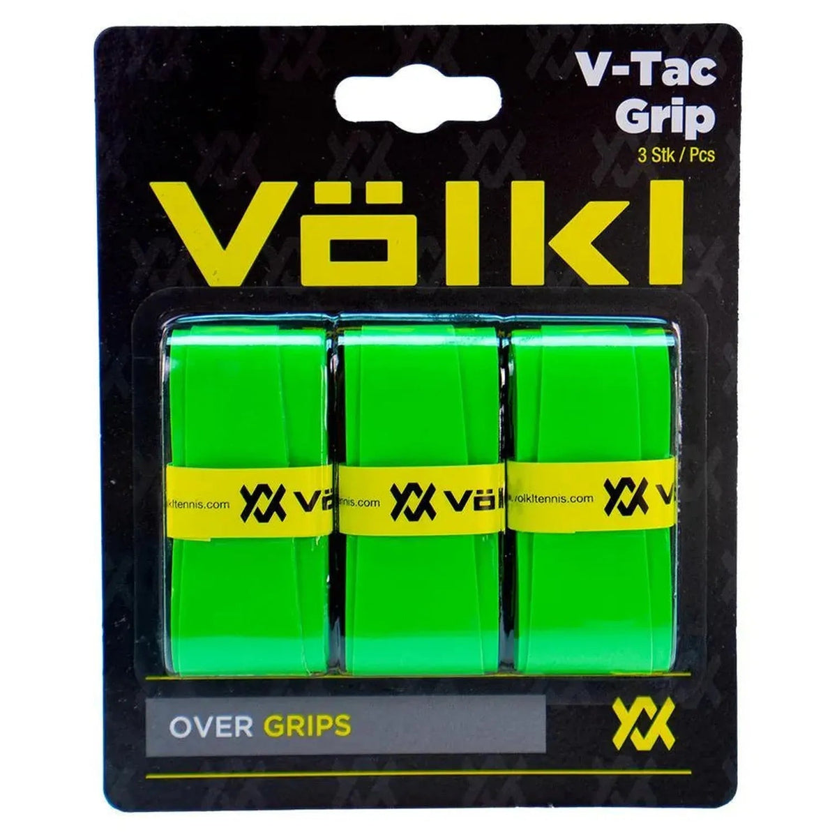 V-Tac 3 Pack Neon Green Tennis Overgrip - Kings Dr