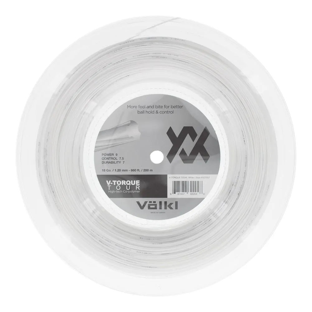 V-Torque Tour Tennis String Reel White - Kings Dr