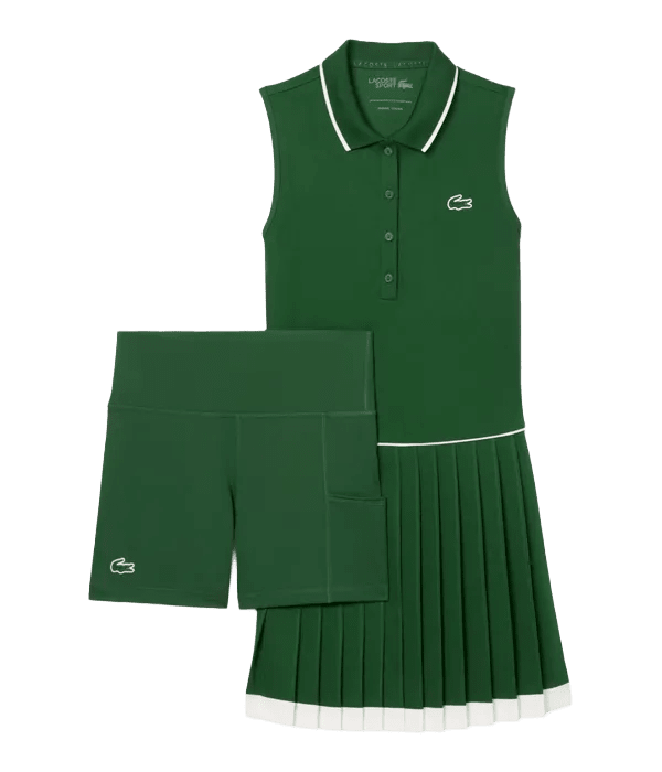 Vestido Lacoste Verde/White 2025 - Kings Dr