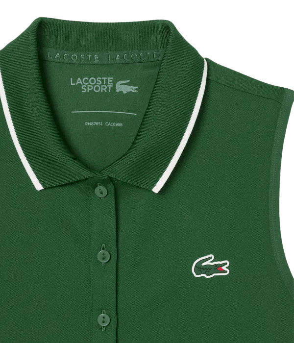 Vestido Lacoste Verde/White 2025 - Kings Dr