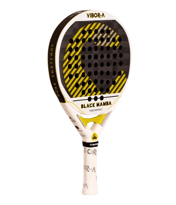 VIBOR-A Black Mamba Evo Pro White 2026 Padel Racket - Kings Dr