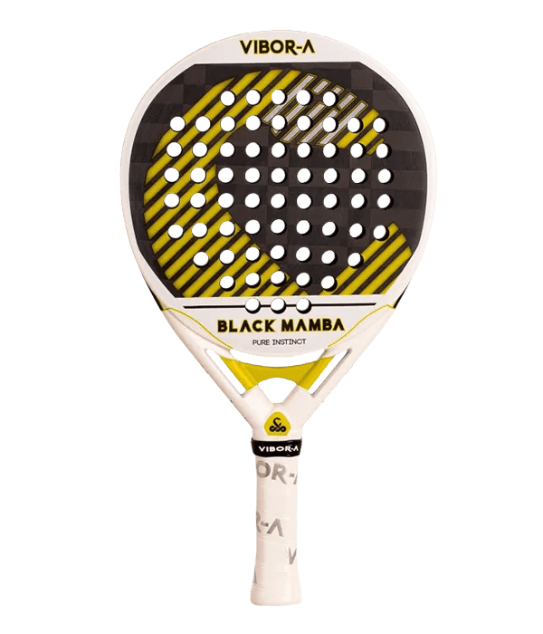 VIBOR-A Black Mamba Evo Pro White 2026 Padel Racket - Kings Dr