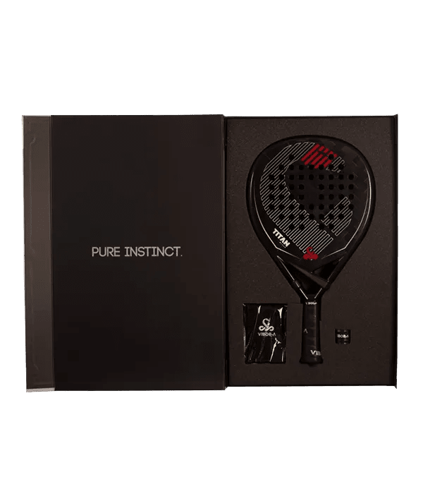VIBOR-A Titan 15K Black Twill 2026 Padel Racket - Kings Dr