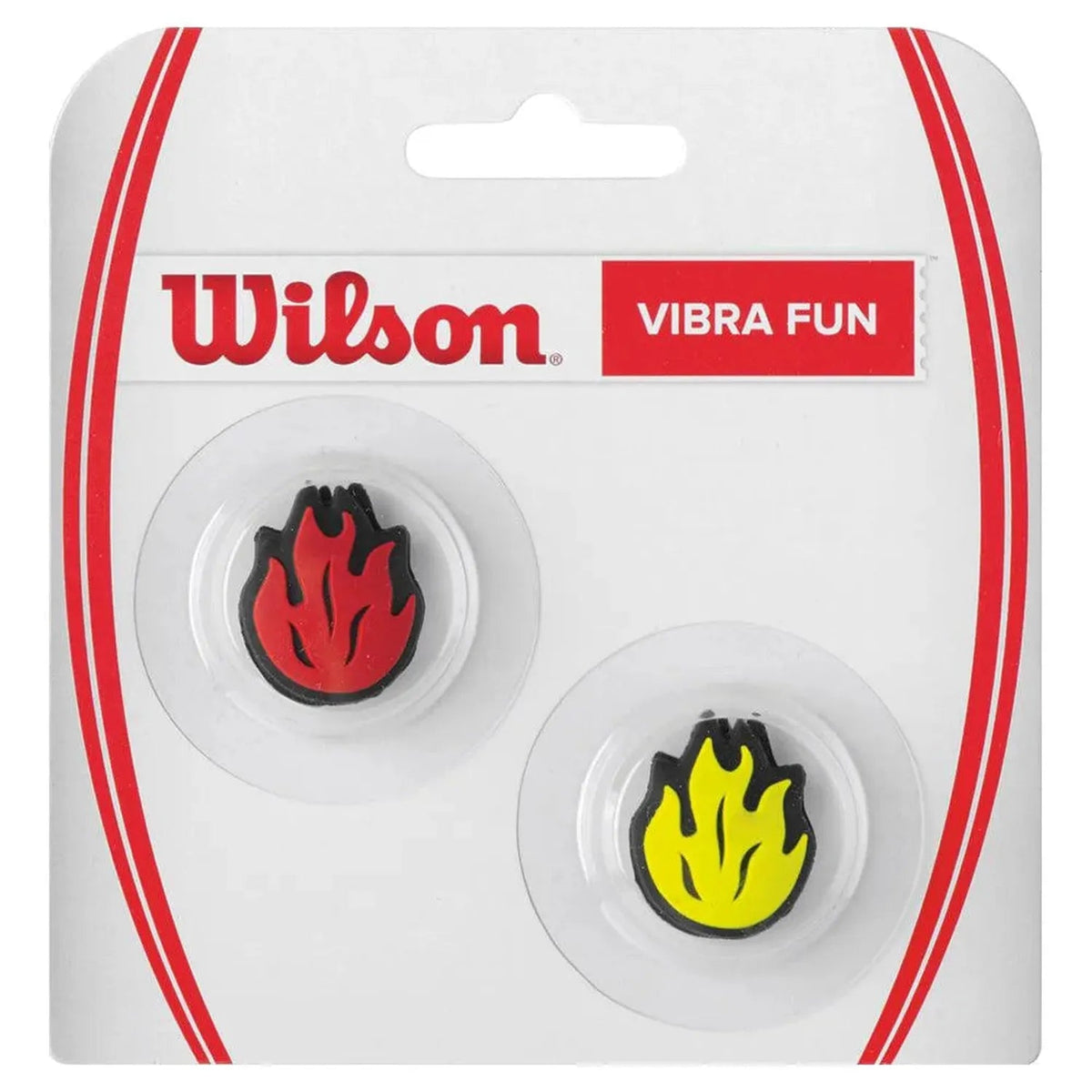 Vibra Fun Tennis Dampeners Red Fire and Yellow Fire - Kings Dr